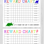 Printable Reward Chart In Blank Reward Chart Template