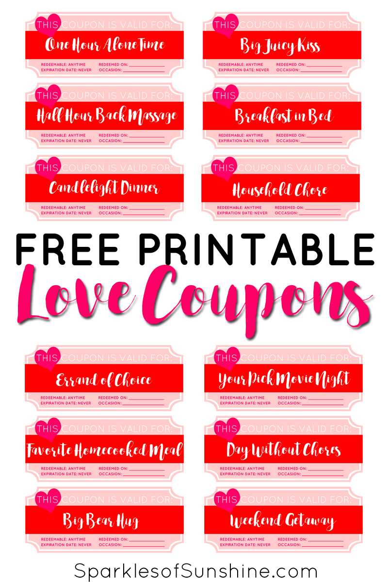 Printable Romantic Coupons – Calep.midnightpig.co Pertaining To Love Coupon Template For Word
