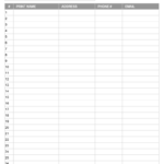 Printable Sign Up Worksheets And Forms For Excel, Word And Inside Free Sign Up Sheet Template Word