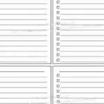 Printable To Do List Templates Inside Blank Checklist Template Pdf