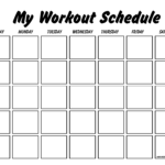 Printable Workout Log Sheets | Templates At In Blank Workout Schedule Template