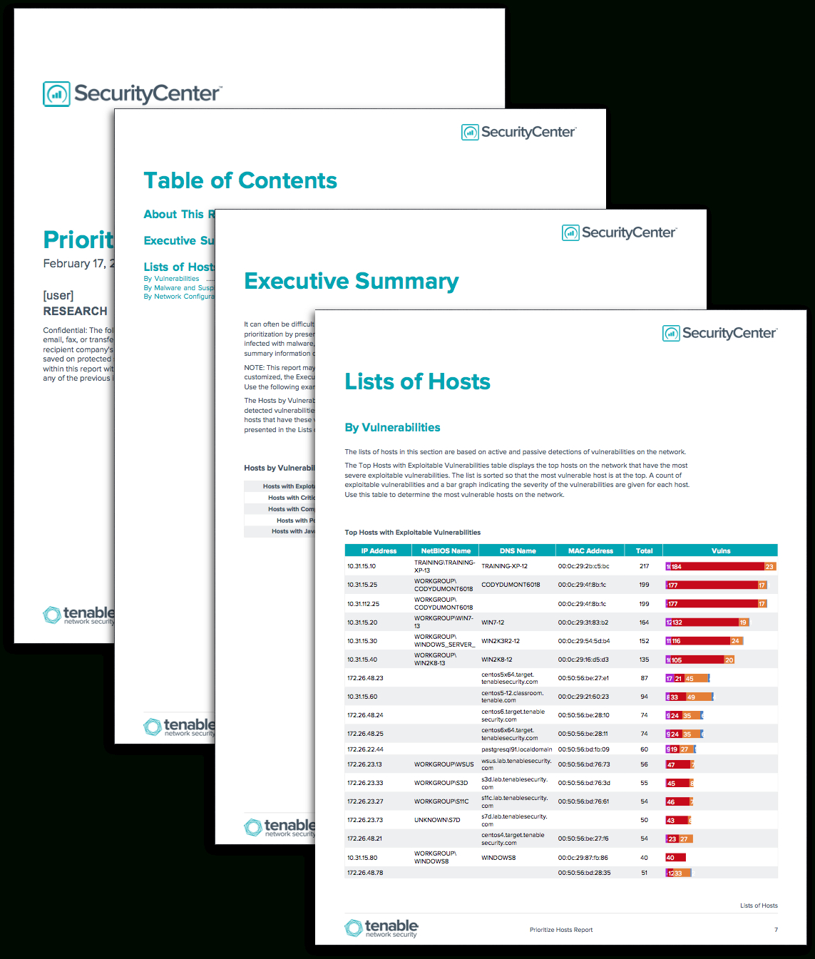 Prioritize Hosts Report – Sc Report Template | Tenable® Regarding Nessus Report Templates
