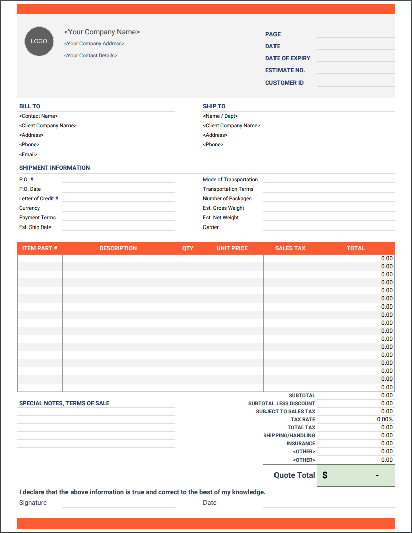 Pro Forma Invoice Templates | Free Download | Invoice Simple With Free Proforma Invoice Template Word