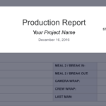 Production Report – Calep.midnightpig.co Within Production Status Report Template