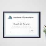 Professional Course Completion Certificate Template With Regard To Professional Certificate Templates For Word