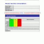 Progress Monthly Status Report (Word) – Flevypro Document With Regard To Monthly Status Report Template