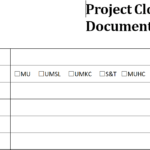 Project Closure Report Template With Simple Project Report Template