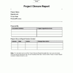 Project Closure Report (Word) – Flevypro Document Within Project Closure Report Template Ppt