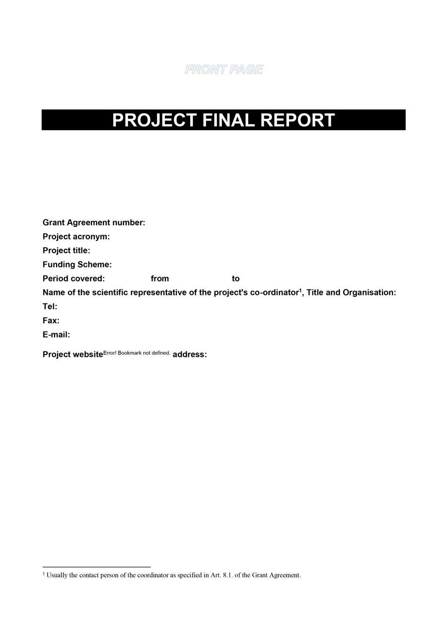 Project Report Title Page – Calep.midnightpig.co Throughout Cover Page For Report Template