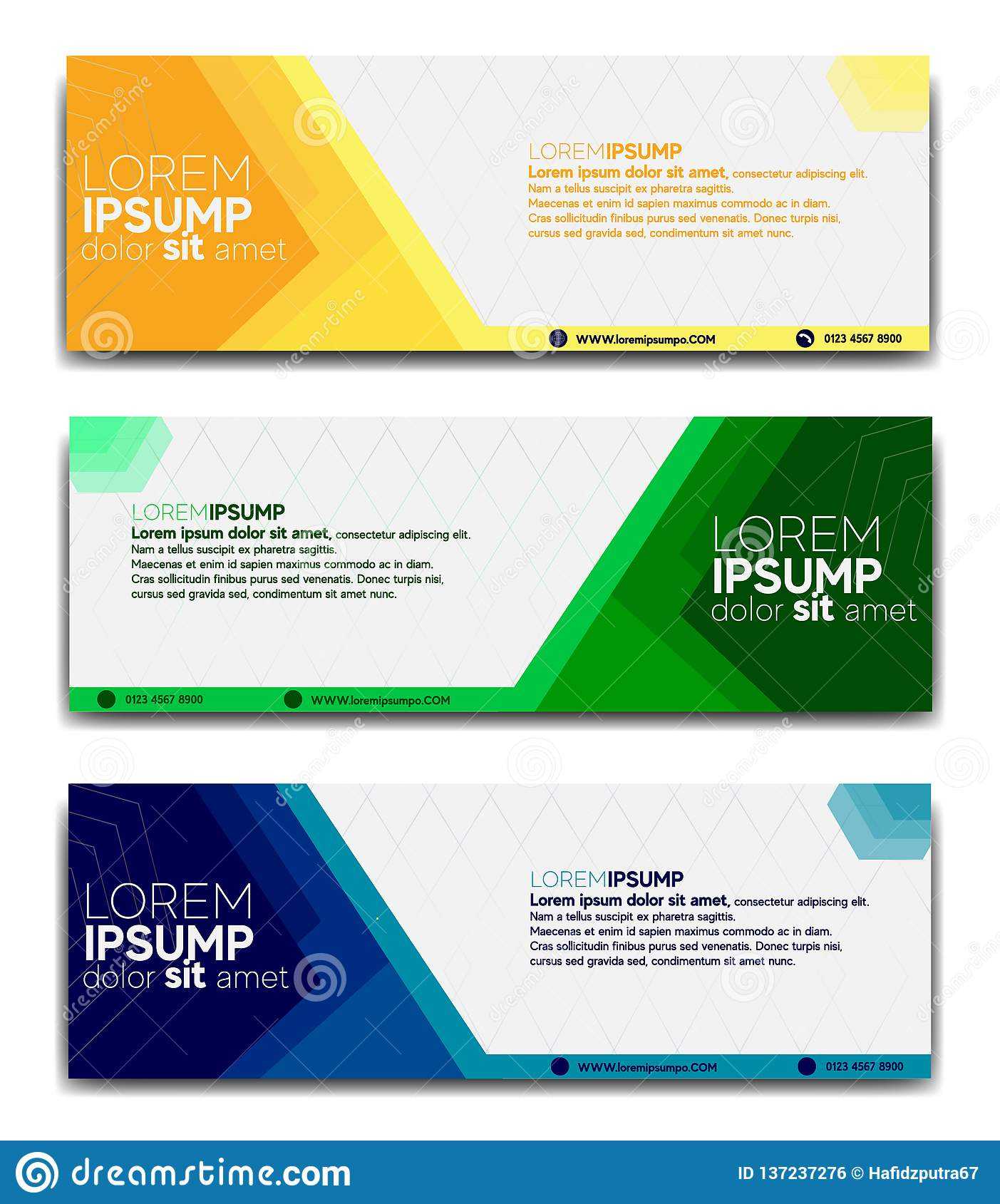 Promotional Banner Design Template 2019 Stock Vector With Free Online Banner Templates