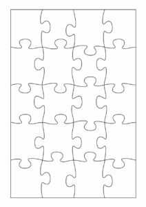 Puzzle Pieces Template - Dalep.midnightpig.co with regard to Blank Jigsaw Piece Template
