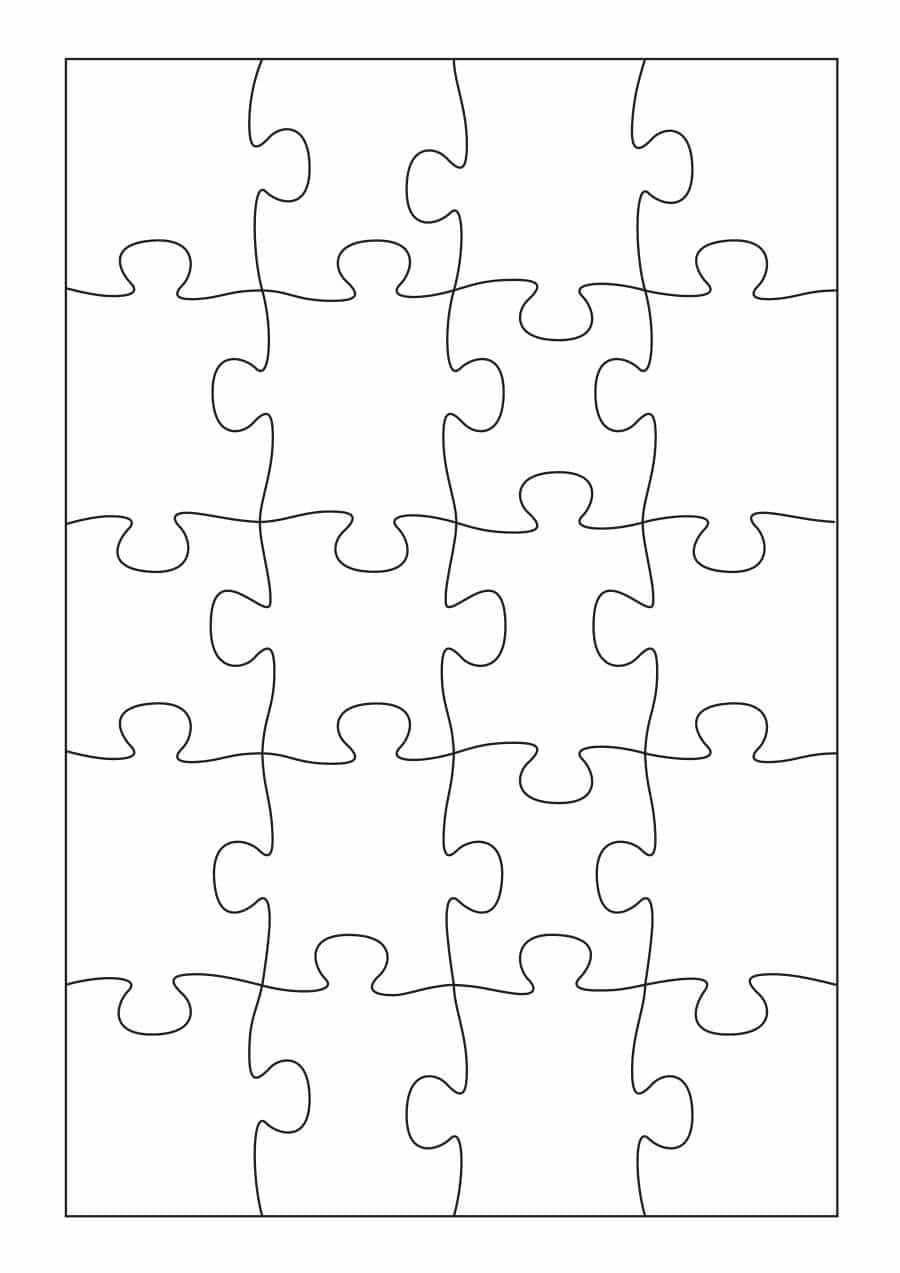 Puzzle Pieces Template - Dalep.midnightpig.co With Regard To Blank Jigsaw Piece Template