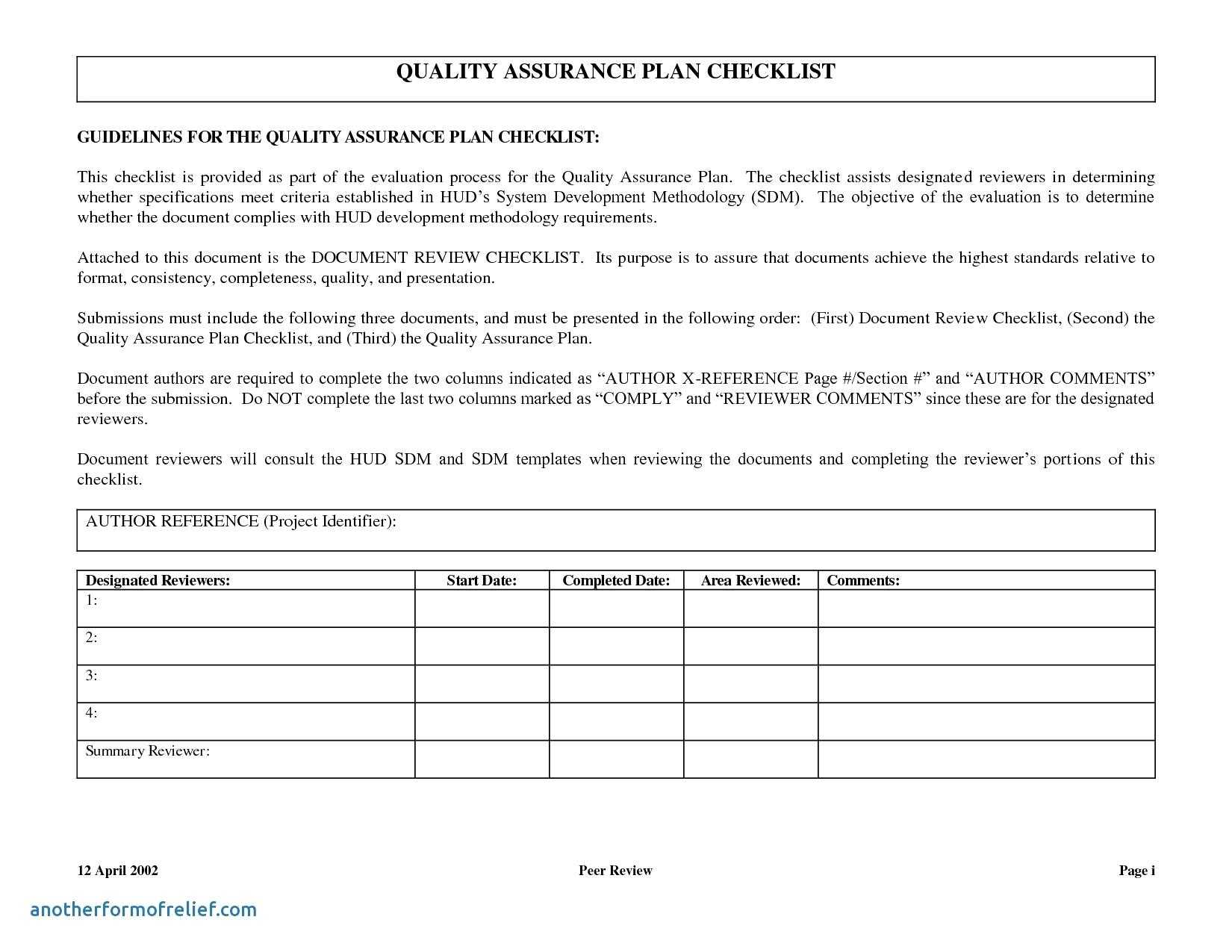 Quality Assurance Report Template Archives – Free Resume With Regard To Software Quality Assurance Report Template