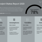 Quarterly Project Status Progress Report Template in Quarterly Status Report Template