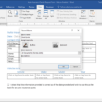 Record A Macro In Word – Instructions And Video Lesson In Word Macro Enabled Template