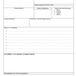 Regret Enquiry Form Format With Enquiry Form Template Word