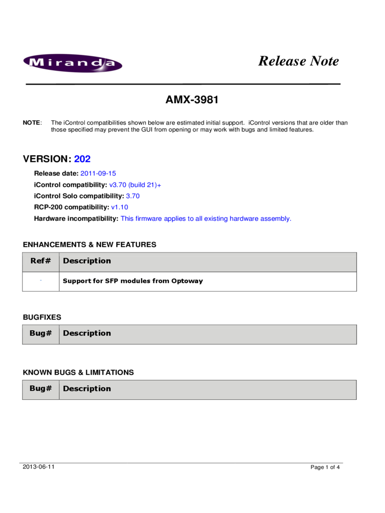 Release Notes Template – 3 Free Templates In Pdf, Word Throughout Software Release Notes Template Word