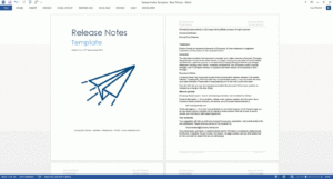 Release Notes Templates throughout Software Release Notes Template Word