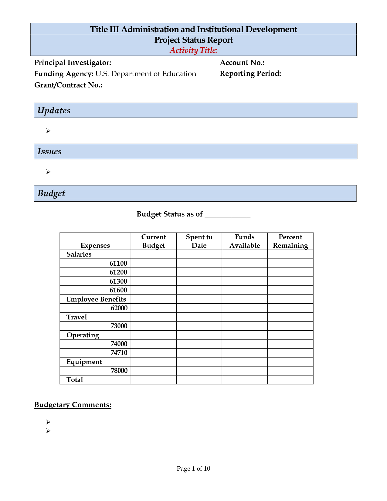 Replacethis] Monthly Project Status Report Template Designed With Monthly Project Progress Report Template