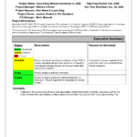 Replacethis] Monthly Status Report Template Format And Intended For Monthly Status Report Template