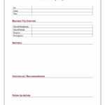 Report Format Template – Dalep.midnightpig.co With Customer Visit Report Template Free Download