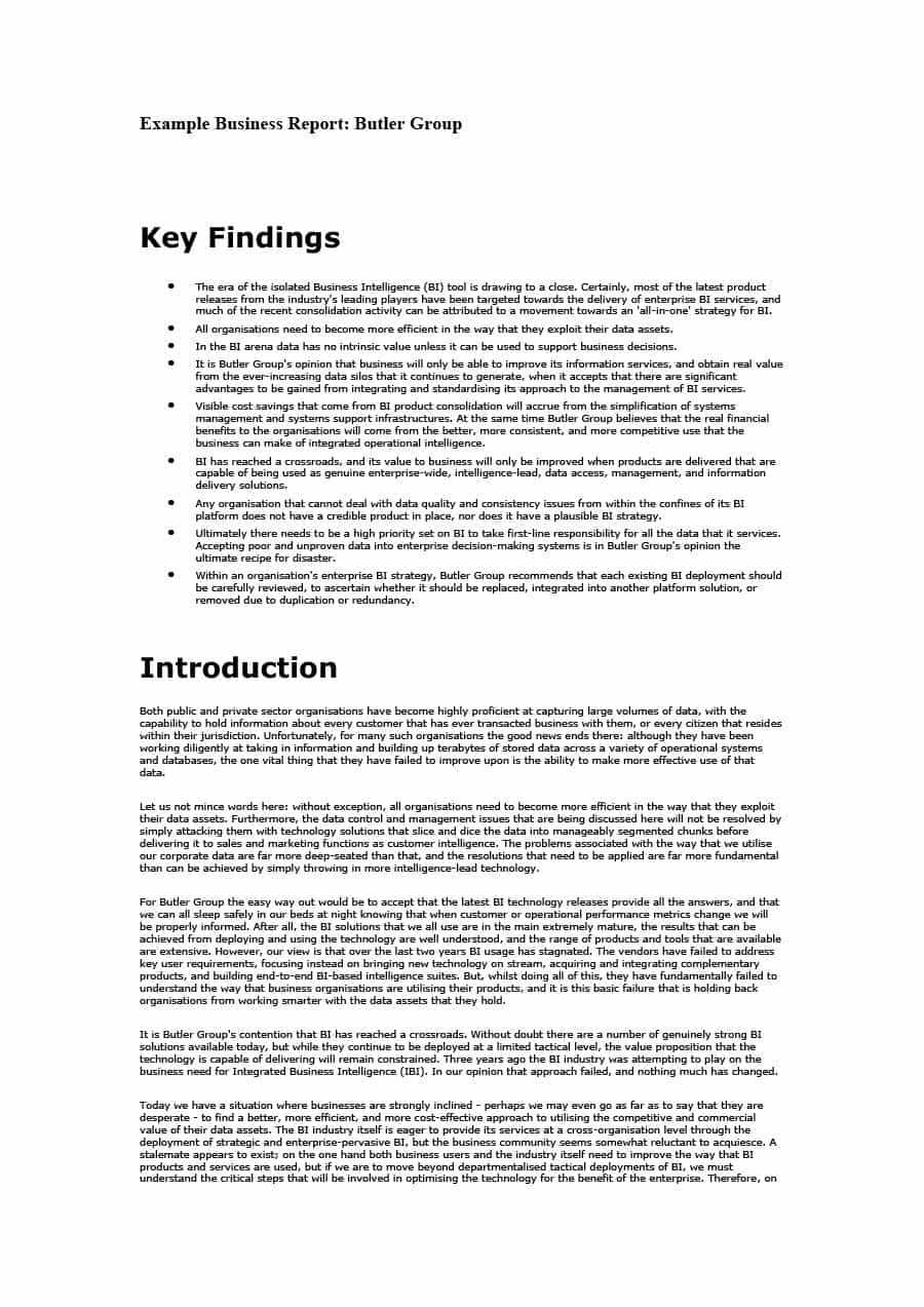 Report Template Example – Dalep.midnightpig.co Inside Introduction Template For Report