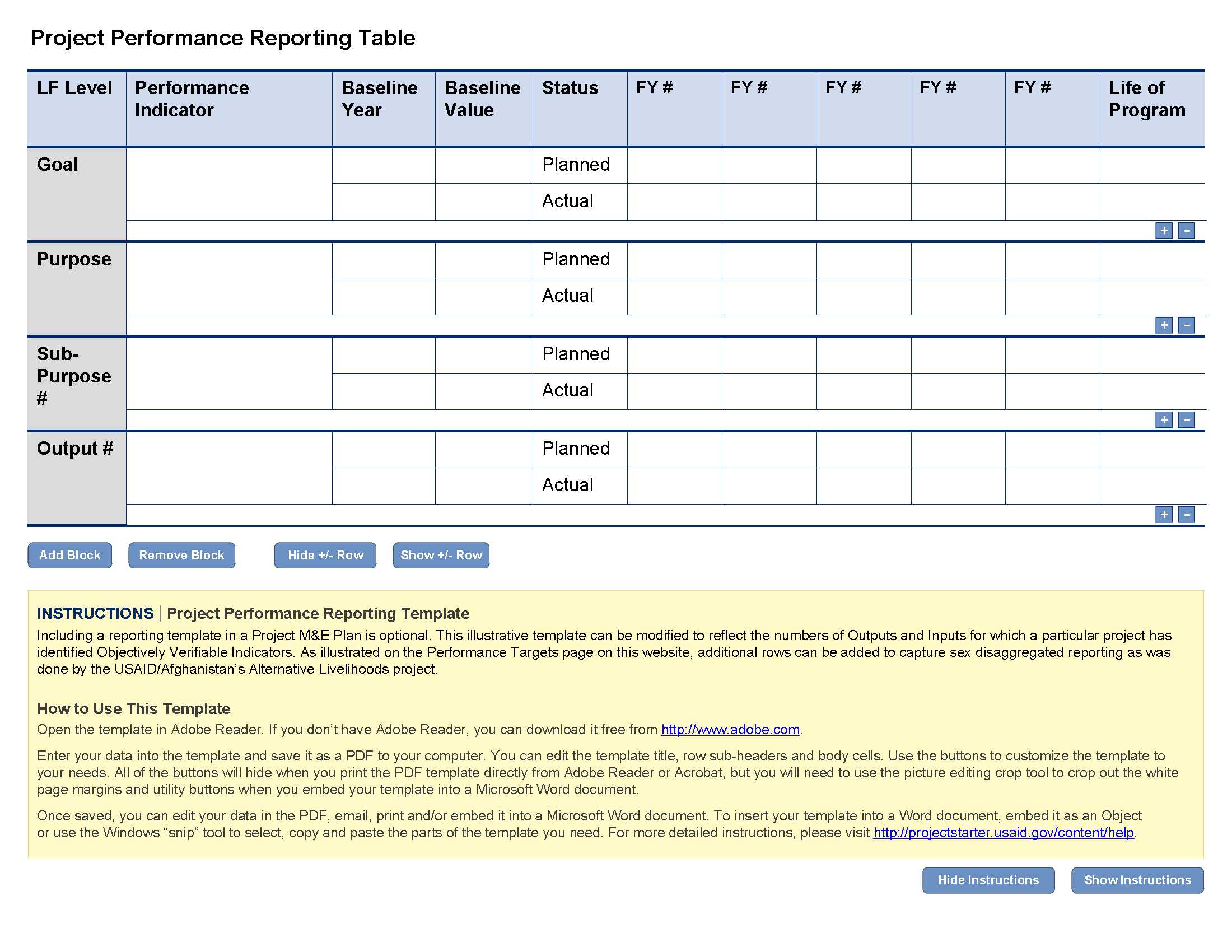 Reporting Matrix Template – Calep.midnightpig.co Intended For Baseline Report Template