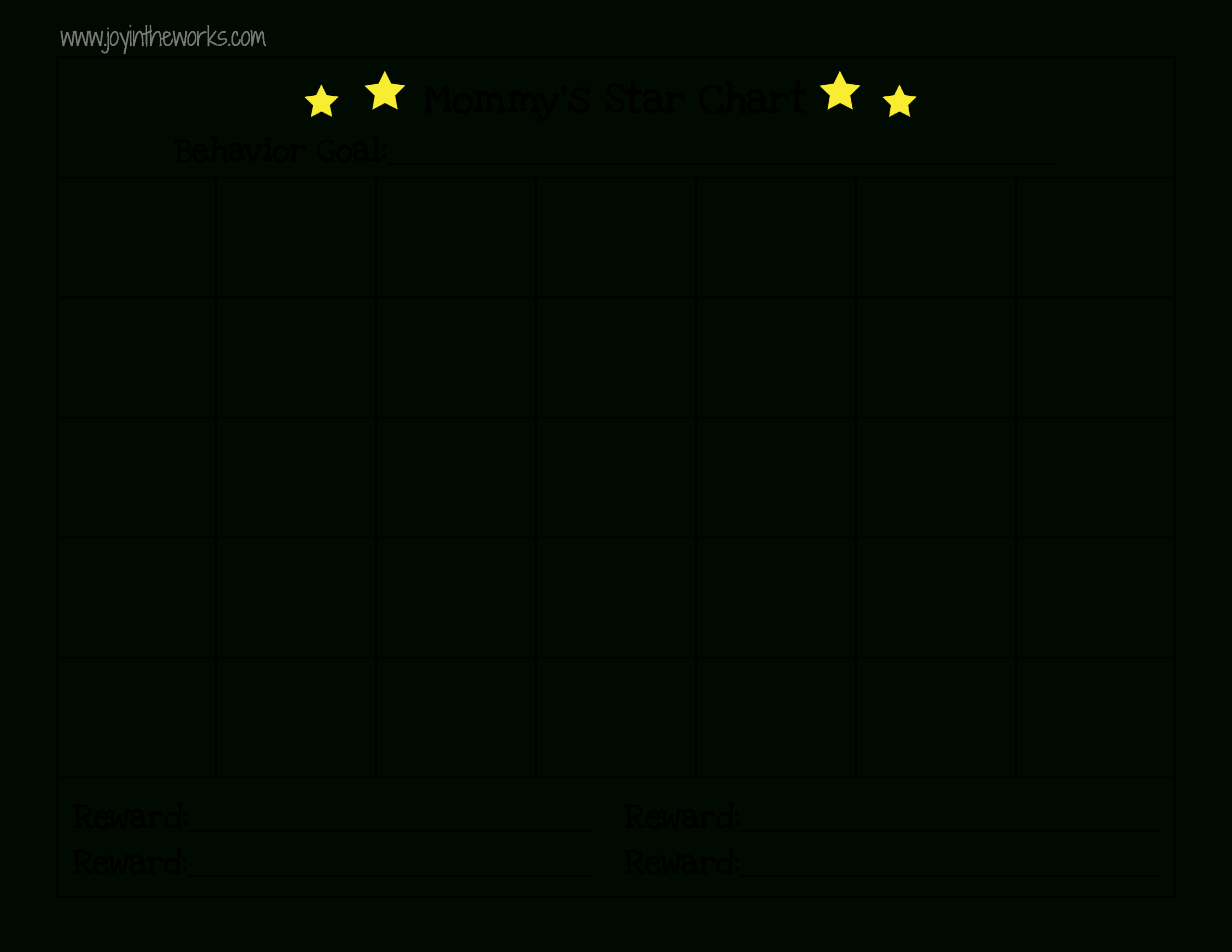 Reward Chart Template – Dalep.midnightpig.co With Blank Reward Chart Template