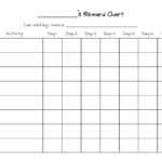 Reward Chart Templates - Word Excel Fomats regarding Reward Chart Template Word