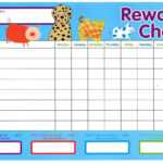 Reward Chart Templates – Word Excel Fomats With Reward Chart Template Word