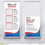 Roll Up Banner Design Template, Abstract Background, Pull Up Pertaining To Retractable Banner Design Templates
