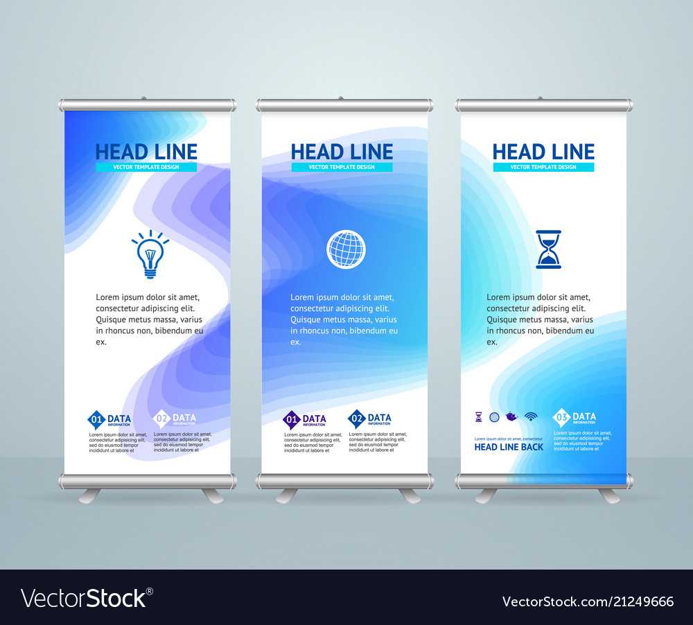 Roll Up Banner Stand Design Template For Banner Stand Design Templates