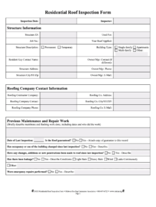 Roof Report Template - Dalep.midnightpig.co regarding Roof Inspection Report Template
