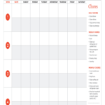 Roommate Cleaning Schedule – Calep.midnightpig.co Inside Blank Cleaning Schedule Template