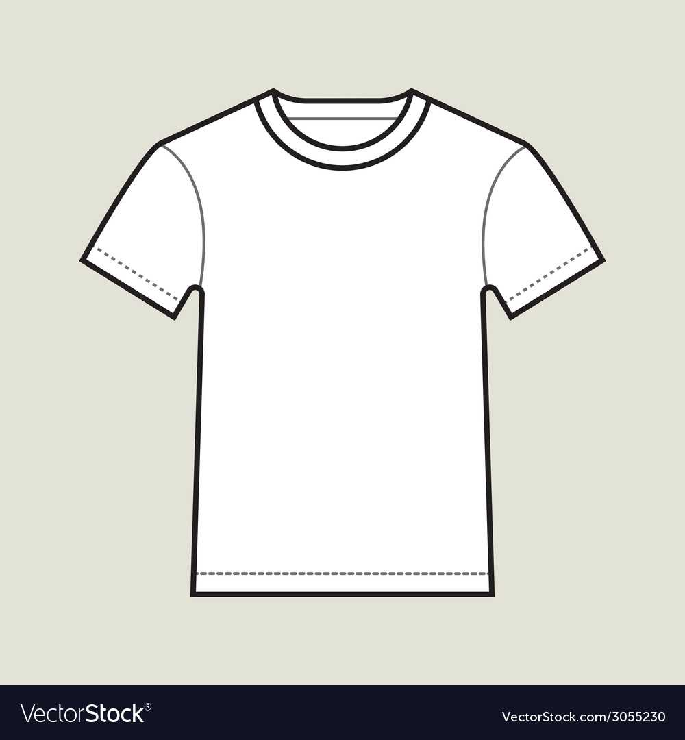 Roundneck T Shirt Template With Blank T Shirt Outline Template