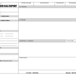 Sales Call Report Templates – Word Excel Fomats For Customer Contact Report Template