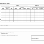 Sales Visits Report Template With Site Visit Report Template