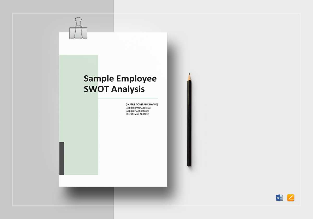 Sample Employee Swot Analysis Template Regarding Swot Template For Word