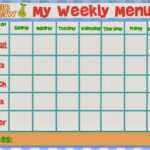 Sample Of 7 Day Meal Planner Free | Printable Weekly Planner With Regard To Weekly Meal Planner Template Word