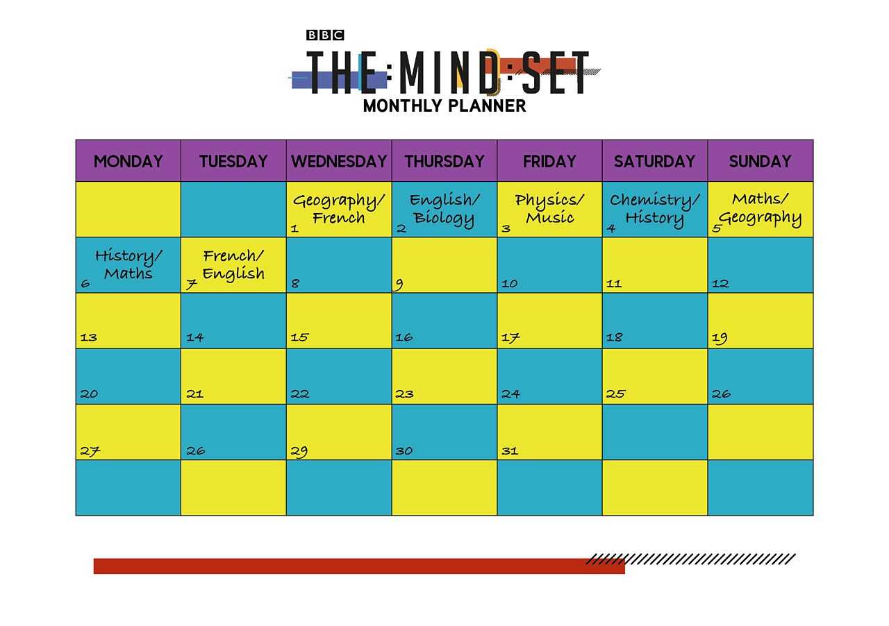 Sample Revision Timetable – Dalep.midnightpig.co Inside Blank Revision Timetable Template