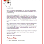 Santa Letter Stationary – Official North Pole Mail With Regard To Santa Letter Template Word