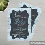 Save The Date Baby Shower Card Template Made In Ms Word Inside Save The Date Template Word