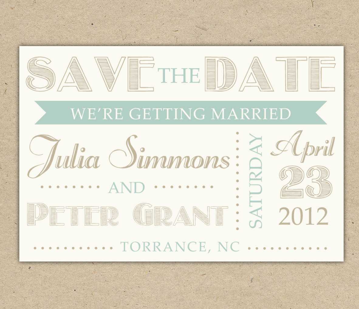 Save The Date Cards Templates For Weddings Within Save The Date Templates Word