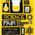 Science Fair Innovation Expo Flat Style Stock Vector Intended For Science Fair Banner Template