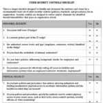 Security Assessment Checklist Template | Bcjournal With Regard To Physical Security Risk Assessment Report Template