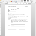 Security Officer Memo Template | Emb500 3 For Memo Template Word 2013