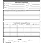 Service Request Form Templates – Word Excel Fomats Pertaining To Community Service Template Word