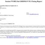 Session # N Gridman Tg Closing Report – Ppt Download For Rapporteur Report Template