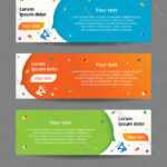 Set Of Web Banner Templates Throughout Website Banner Templates Free Download