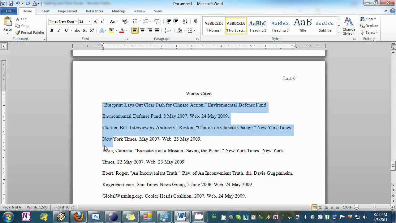 Setting Your Essay To Mla Format In Word For Mla Format Word Template